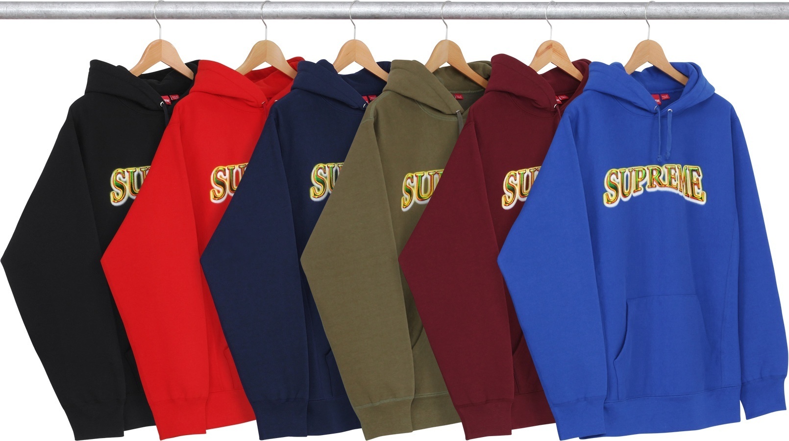 Metallic Arc Hooded Sweatshirt